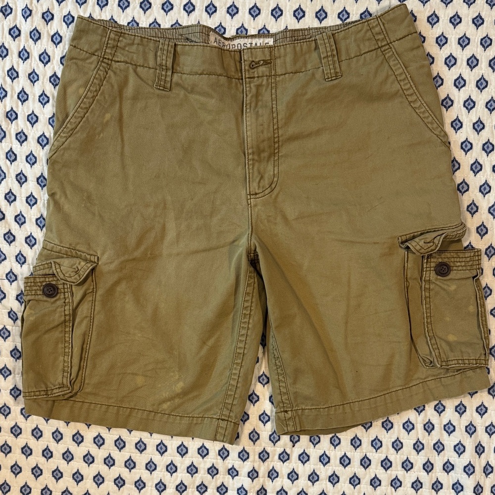 Vintage Aeropostale Khaki Men's Cargo Shorts size 36